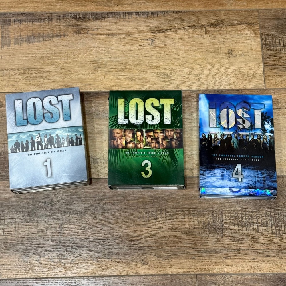 Lost‎ TV Series Seasons 1 3 and 4 DVD sets